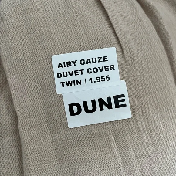 NWT QUINCE Airy Gauze Duvet Cover Twin Dune